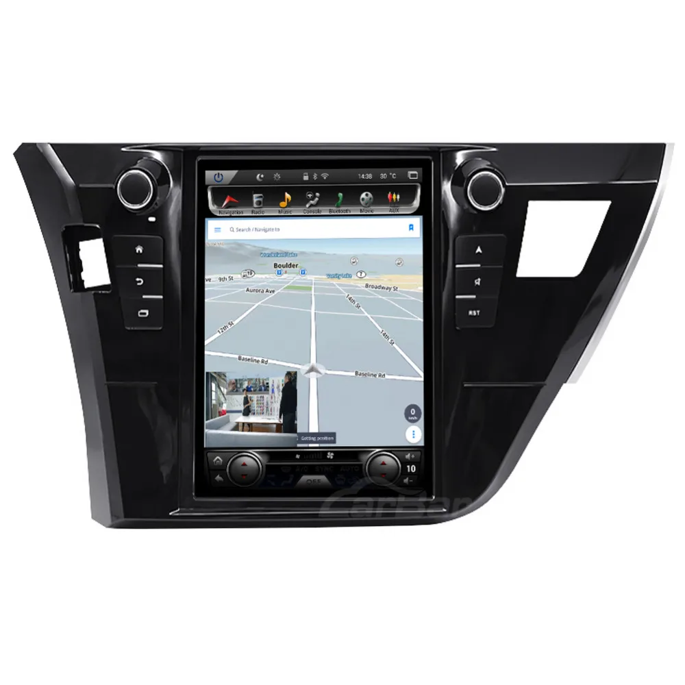 Perfect 10" Vertical Screen Tesla Style 1024*768 Android Car DVD GPS Navigation Radio Audio Player for Toyota Corolla 2013-2017 Auto AC 4 Perfect 10" Vertical Screen Tesla Style 1024*768 Android Car DVD GPS Navigation Radio Audio Player for Toyota Corolla 2013-2017 Auto AC 4