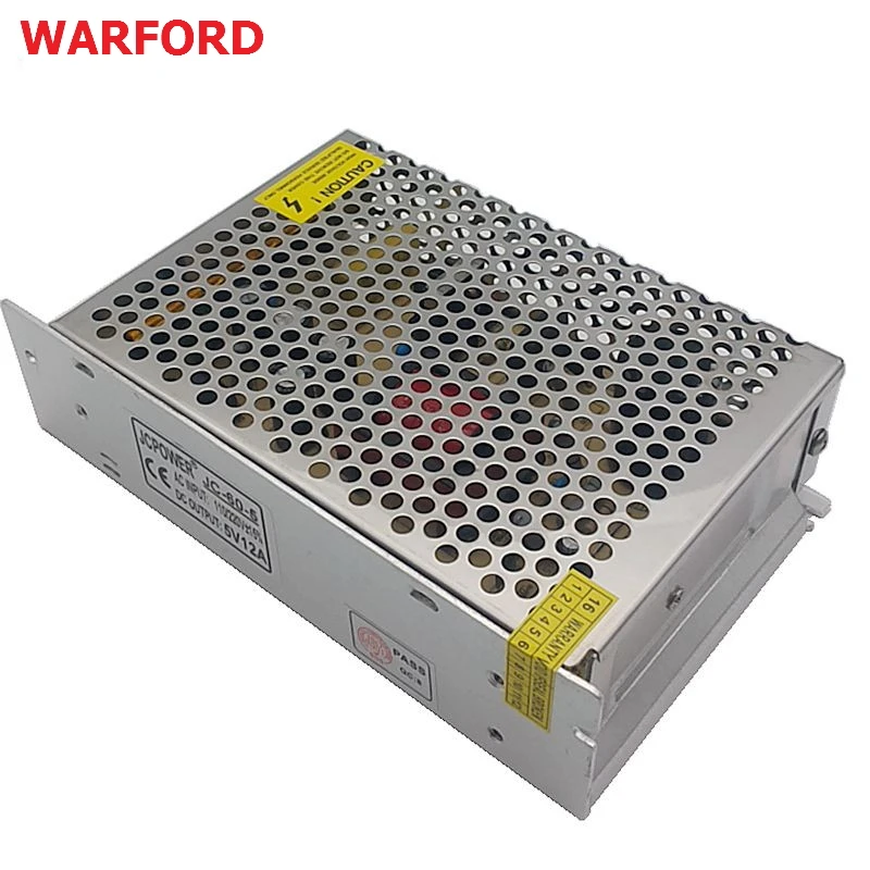 100% достаточно ватт весь DC5V 12A 60 W Выключатель питания для ws2801/ws2812b/2812b/lpd8806/apa102