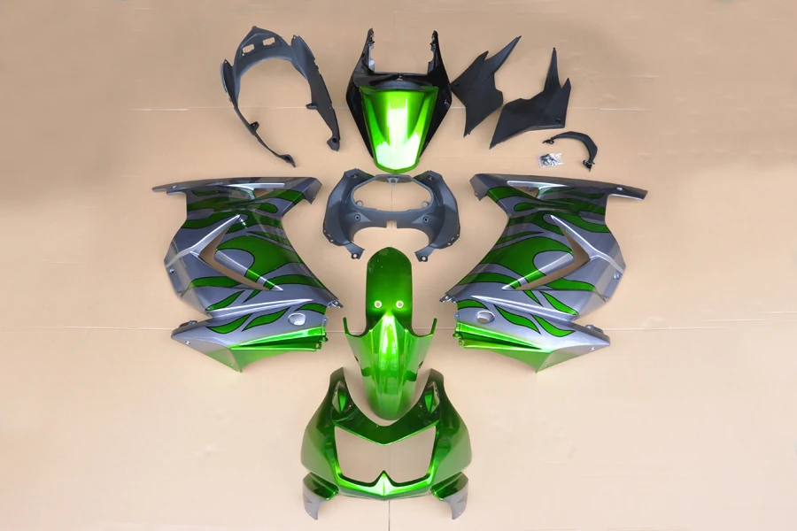 

УФ-краска, обтекатель кузова, литьевая форма для Kawasaki Ninja 250R 2008 2009 2010 2011 2012 (1) [CK1124]