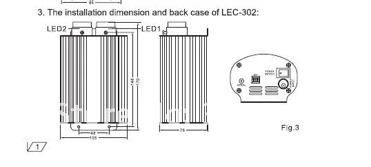 Lea-501dmx; 5 Вт светодиодные двигатель с пульта дистанционного управления, с функцией DMX