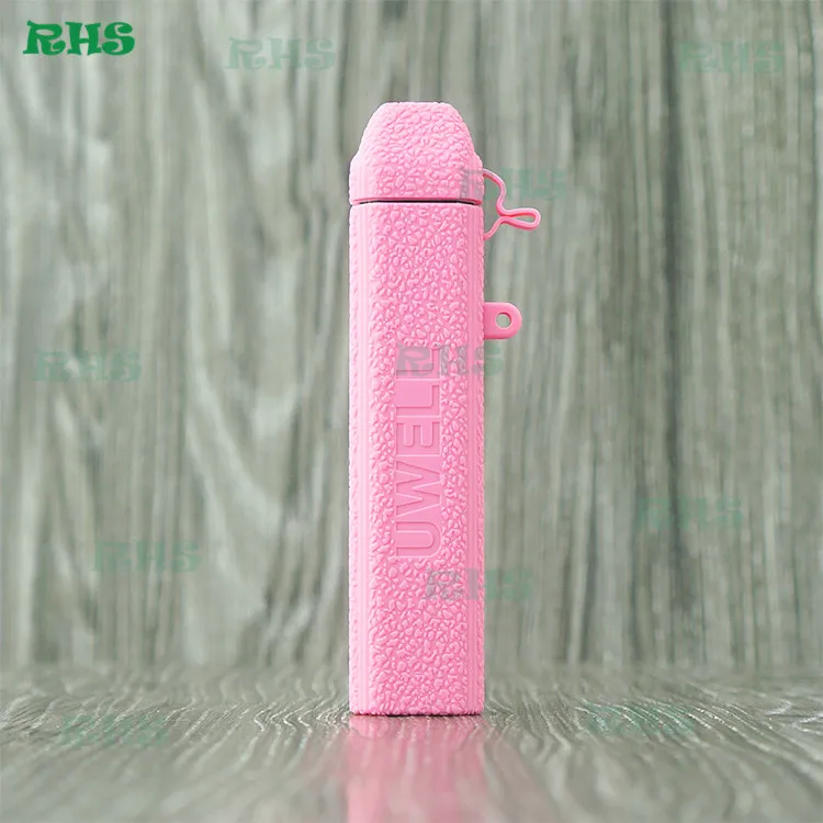 2pcs Hot selling~ Uwell Caliburn pod kit Cover Shield Wrap Protective Sleeve Silicone Case Skin - Цвет: pink