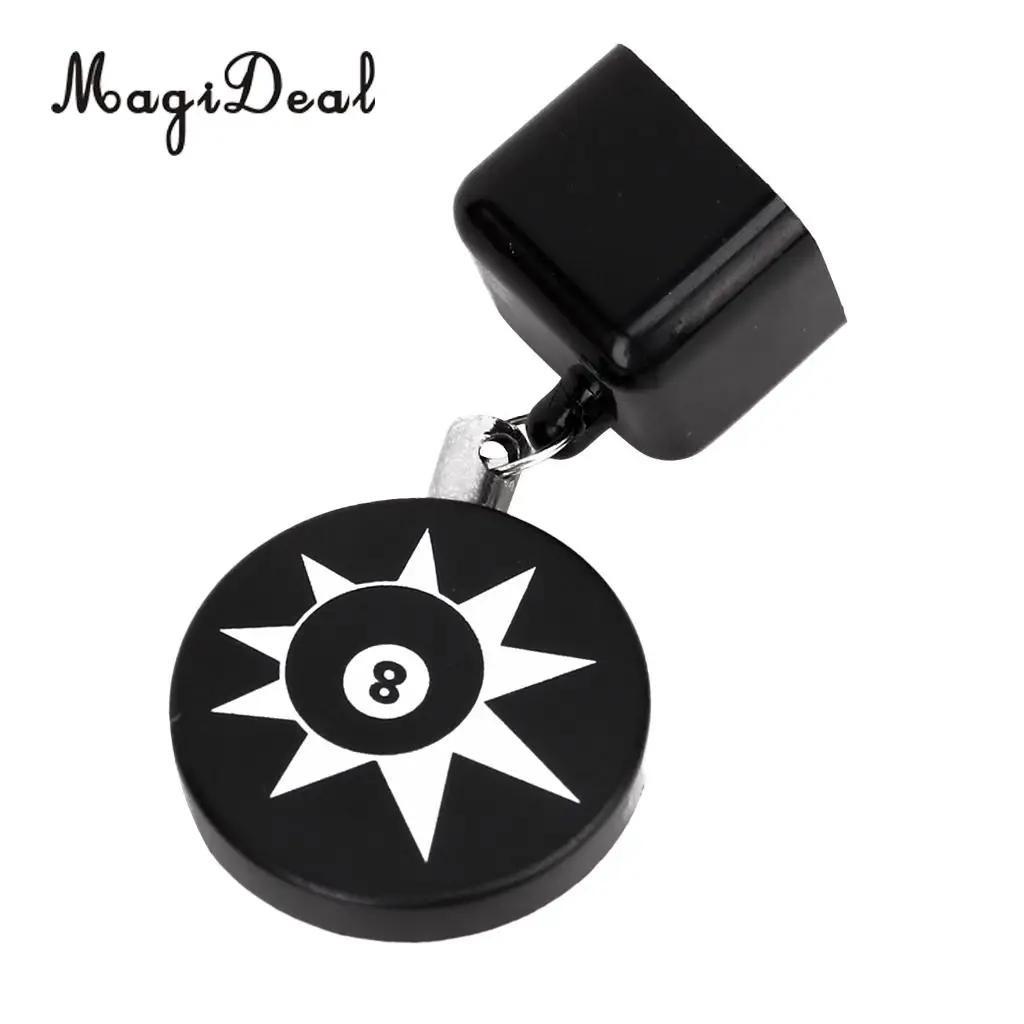 MagiDeal Professional Billiards Snooker Pool Retractable Cue Chalk Holder With Belt Clip for Funny Family Indoor Snooker Games