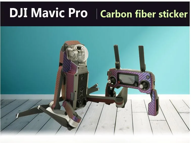 DJI-Mavic-Pro-skin-RC-Drone-FPV-carbon-fiber-sticker-waterproof-body-remote-controller-protective-sticker (4)