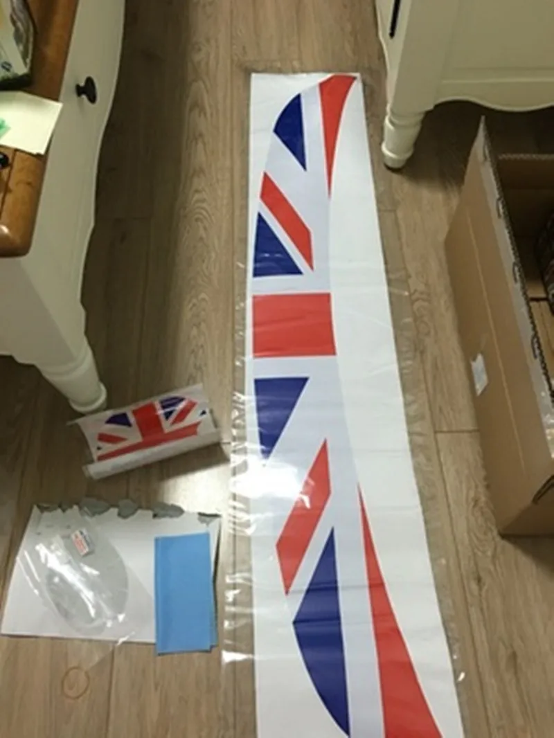 Car Rear Bumper Decoration Sticker Trunk load edge Deco For Mini Cooper Clubman Countryman R55 R56 R57 R60 F55 F56 (10)