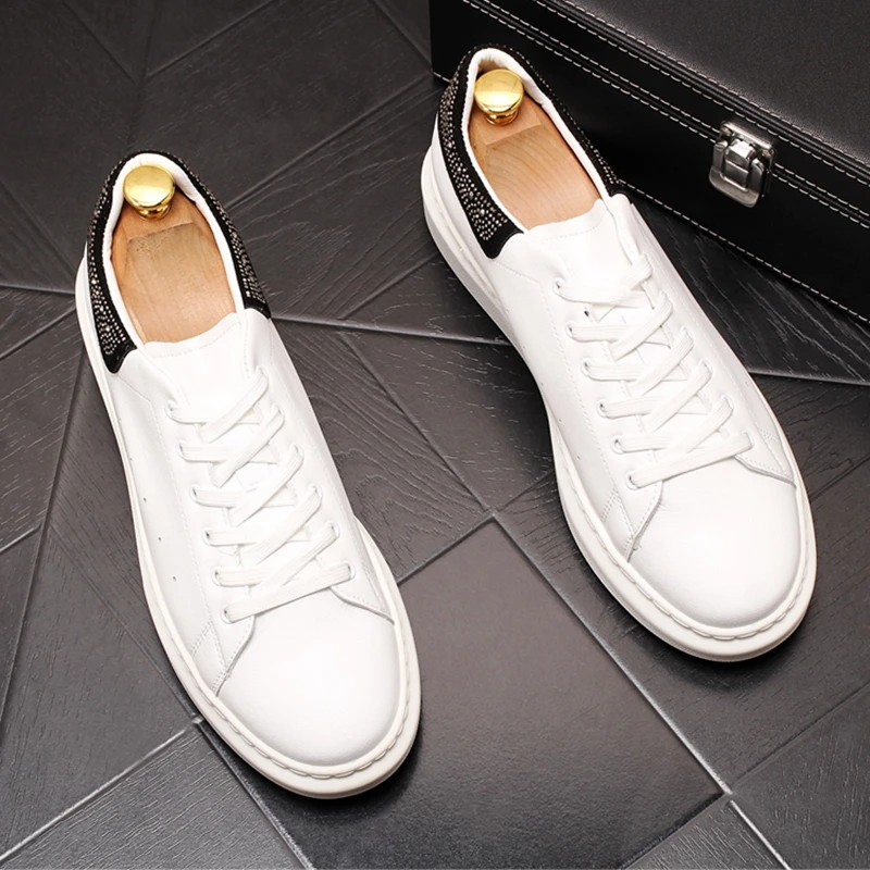 cheap Stephoes Luxury Brand Men Fashion Casual Shoes Spring Summer Autumn Breathable Leisure Shoes Male Hip Hop Street White Shoes