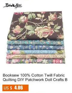 Booksew, 7 шт./лот, хлопок, желе, рулон, тканевые полоски, стеганная ткань, Кофейные Наборы, 5 см х 100 см, ткань для пэчворка, сделай сам, Tildas