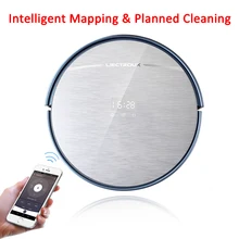 LIECTROUX Most Advanced Robot Vacuum Cleaner X5S with WIFI APP Control, Map Navigation,Big Dustbin&Water tank, Wet Dry Mop,