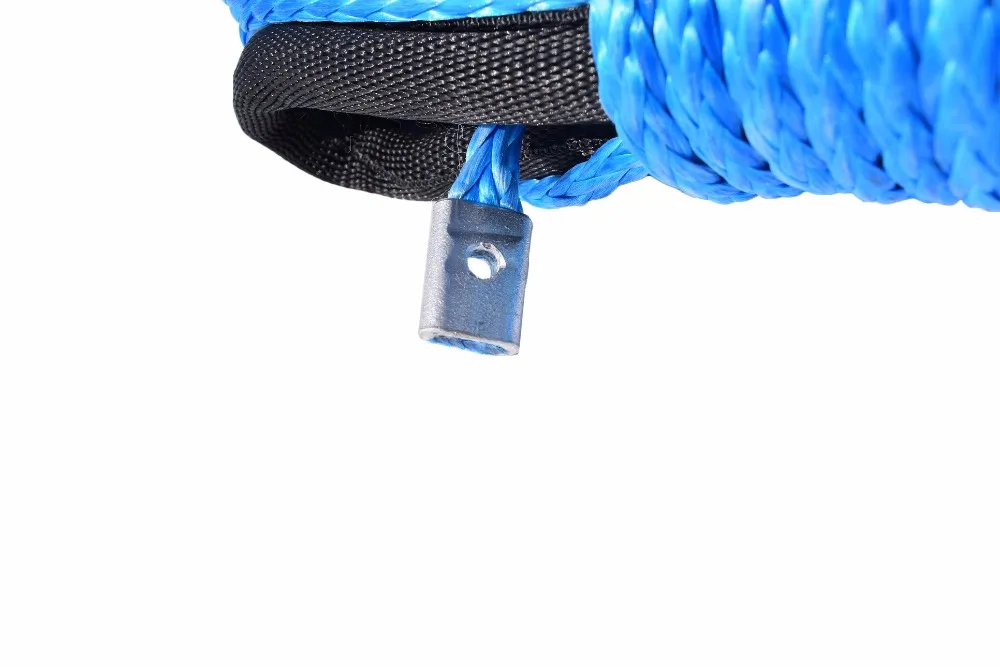 الأزرق 6 ملليمتر * 15 متر الاصطناعية ونش حبل الكابل, 1/4 \