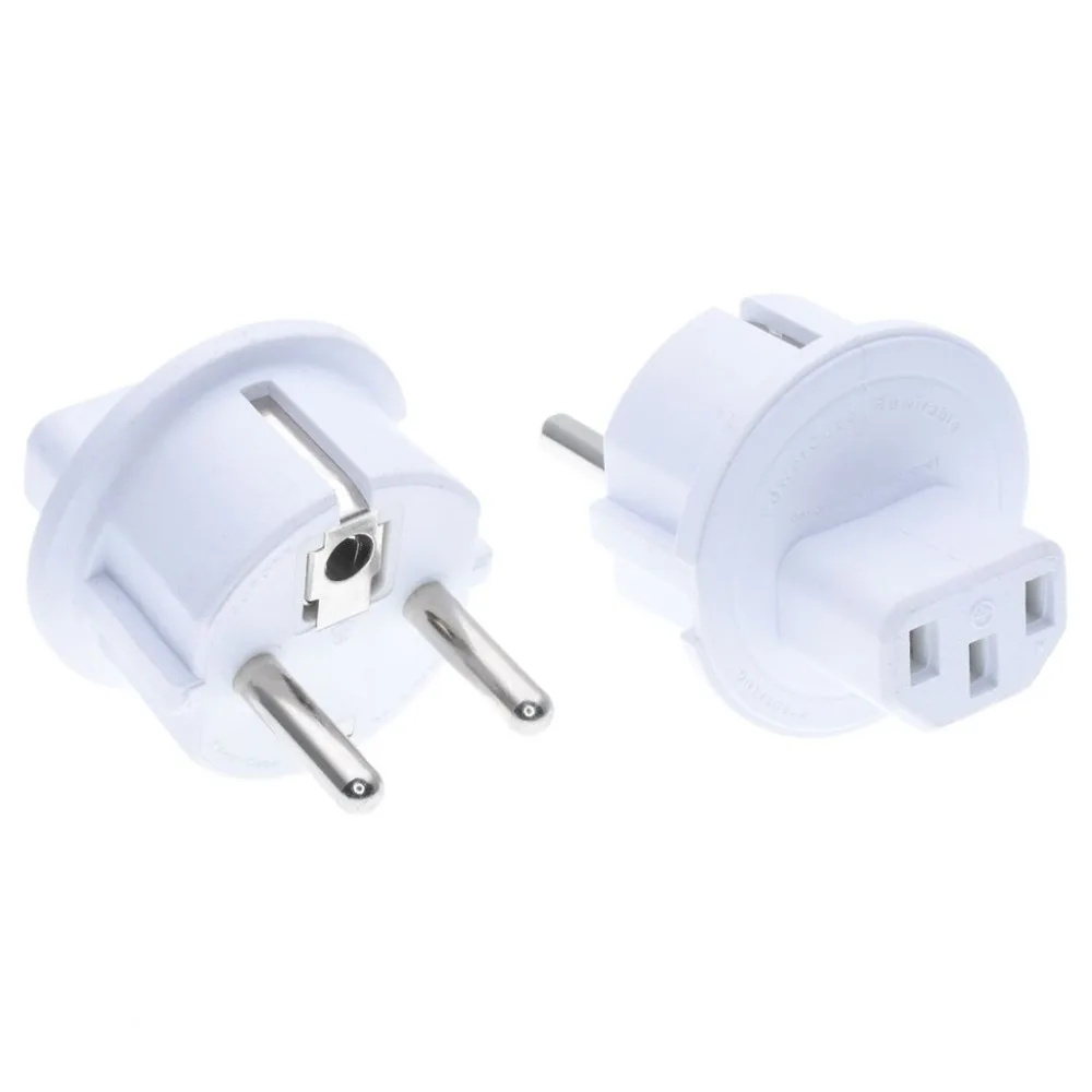 Европейская вилка к адаптеру C13 для AudioCube CEE7/7 IEC переходник 540USPLUG Schuko Тип E/F вилки
