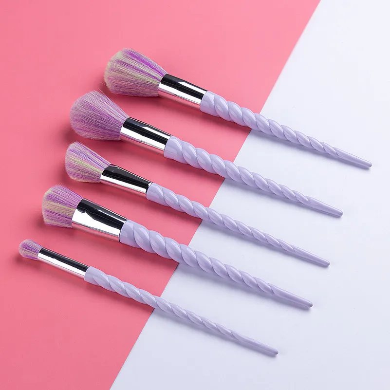 

YAHLIGS 5pcs Makeup Brushes Powder Foundation Eye Shadow Blush Blend Cosmetics Beauty pinceau maquillage Tool Kits YA234