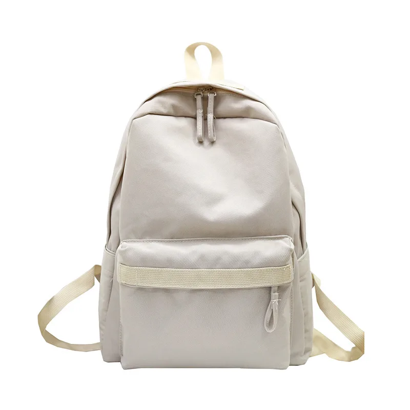 

Miyahouse Korean Style Women's Backpack Solid Color Lady Travel Rucksack Simple Style School Bag For Teenage Girls