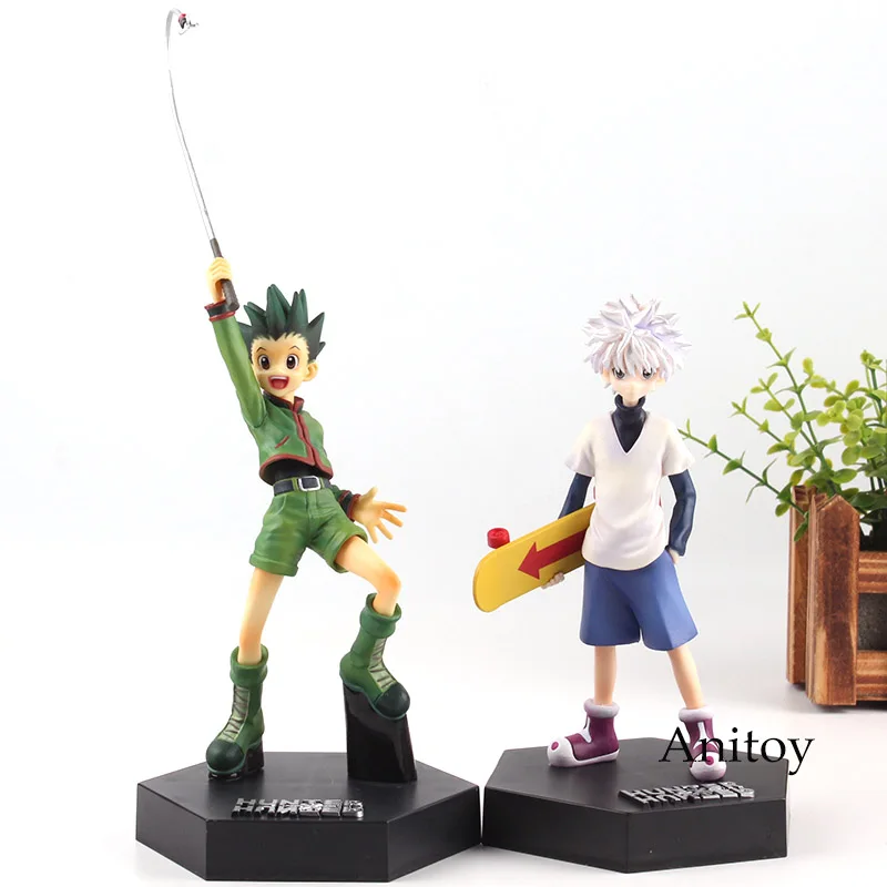 

Hunter X Hunter Figurine Killua Zoldyck Gon Freecss Hunter X Hunter PVC Collection Model Toys for Boys