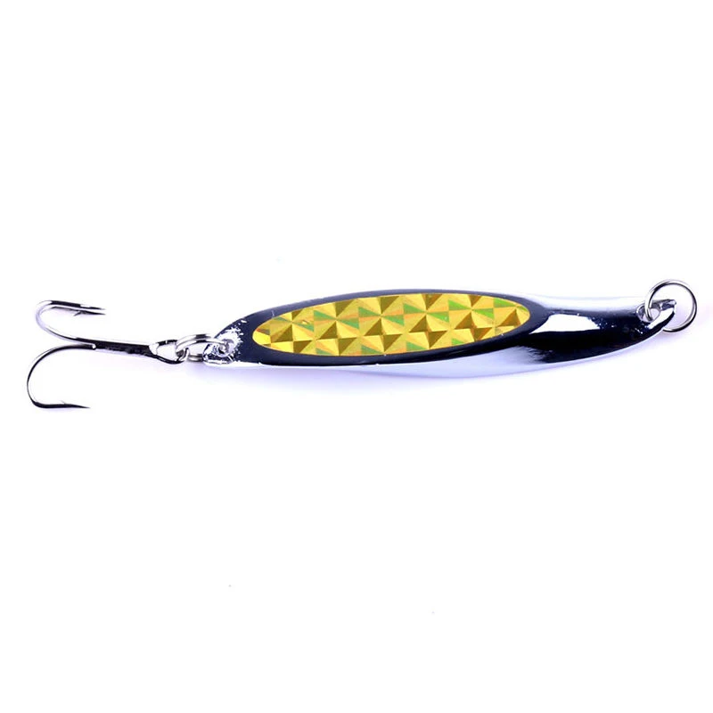 

Metal Lures Slice Hook Spoon Spinner Baits Mackerel 5pcs Set Tackle Lure Part Tool Portable
