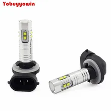 2 штуки H27 881 светодиодный противотуманный светильник CREE светодиодный Сменные лампы для автомобиля противотуманный светильник s 6000K холодный белый(упаковка из 2 шт