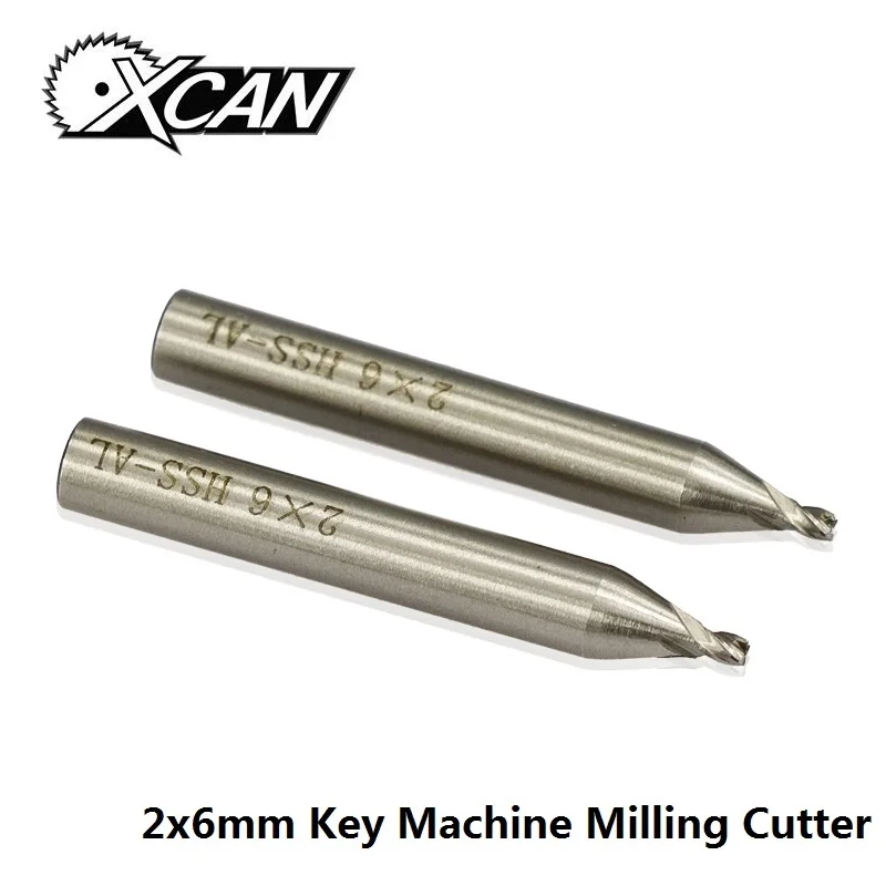 1pcs 2.0mm HSS Milling Cutter Fit Vertical Key Cutting Machine Key