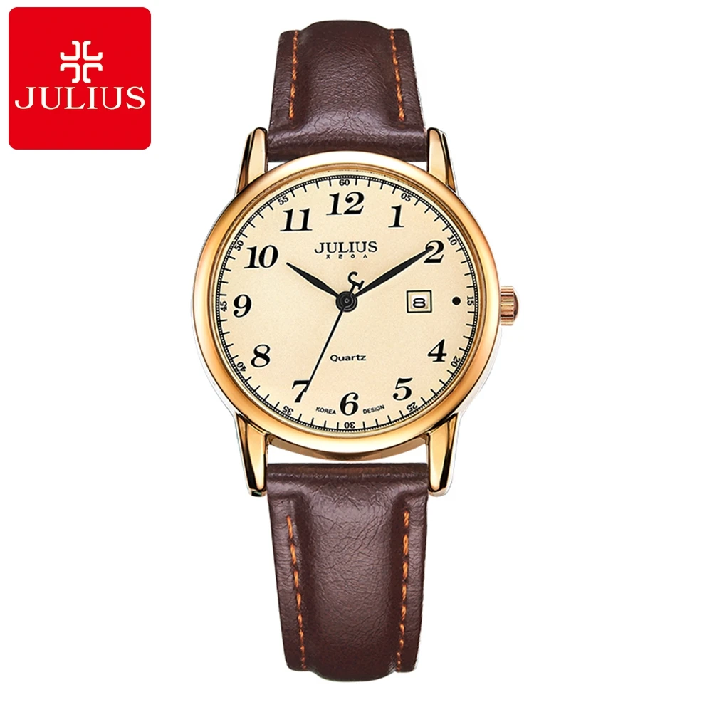 Women's Calendar Japan Quartz Arabic Digital Leather Band 30M Waterproof Watches Ladies Buckle Steel Back Analog watch Gift Box Women's Calendar Japan Quartz Arabic Digital Leather Band 30M Waterproof Watches Ladies Buckle Steel Back Analog watch Gift Box