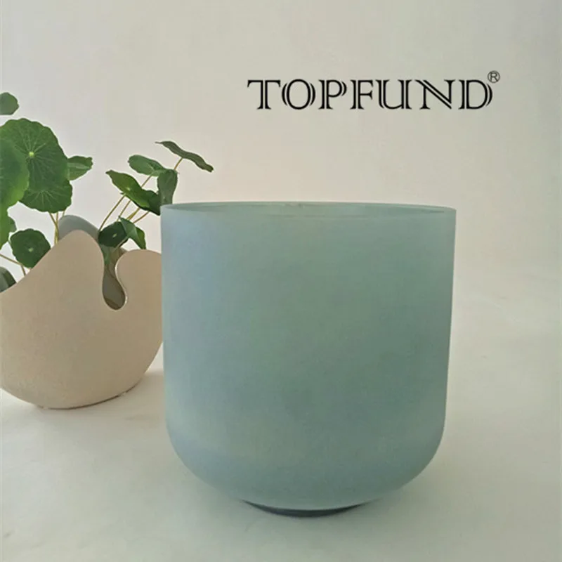 

TOPFUND Cosmic Light F Note Heart Chakra Frosted Quartz Crystal Singing Bowl 7" EUR and US local shipping
