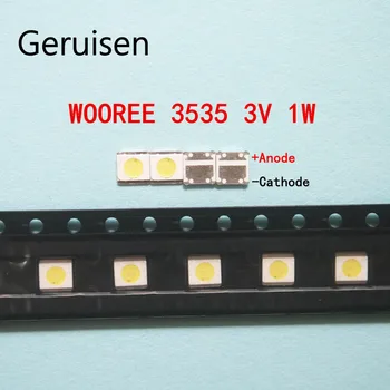 

WOOREE LED 2000pcs LCD TV Backlight High Power LED LED Backlight 1.85W 3V 3535 Cool white TV Application WM35E1F-YR07-eB LED