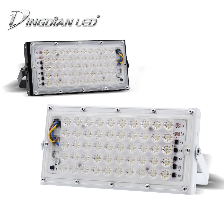 

DINGDIAN LED 50W FloodLights Perfect Power LED Outdoor Street Lamp AC220V 50W LED Waterproof Landscape Lighting IP66 Spotlight