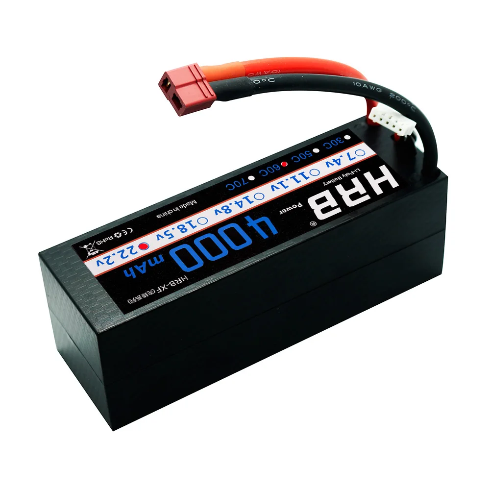 HRB RC автомобиль Lipo 6S 22,2 V 4000mAh 60C аккумулятор жесткий чехол MAX 120C ремень для TRAXXAS грузовик RC вертолет самолет Квадрокоптер часть