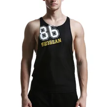 Жилет для фитнеса для мужчин, без рукавов, с принтом, Бег Толстовка Повседневное с О-образным вырезом, пропускающих воздух сетчатая обувь для отдыха дома Спортивный жилет Блузка L0322