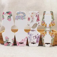 18 дизайнов, 100 шт., ювелирное изделие, ожерелье, браслет, бирка, карточка Marbel/Ловец снов/цветочный узор, ожерелье, серьги, сложенные карты