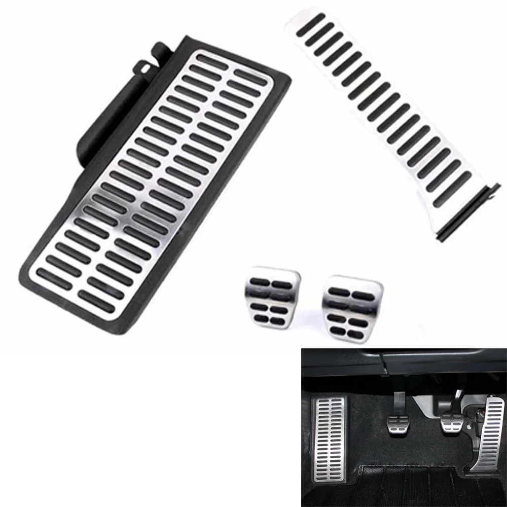 Педаль из нержавеющей стали для Volkswagen VW Golf 5 6 GTI Octavia Jetta MK5 Scirocco LHD топлива ног