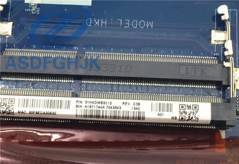 discounted  laptop motherboard FOR Sony Vaio SVF15 svf153 Series motherboard A1971744A DA0HKDMB6D0 DDR3L non-in