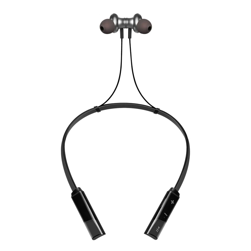 Спортивные Беспроводные наушники EARDECO с басами и Bluetooth, наушники с шумоподавлением V4.2, наушники с микрофоном для телефона - Цвет: Black