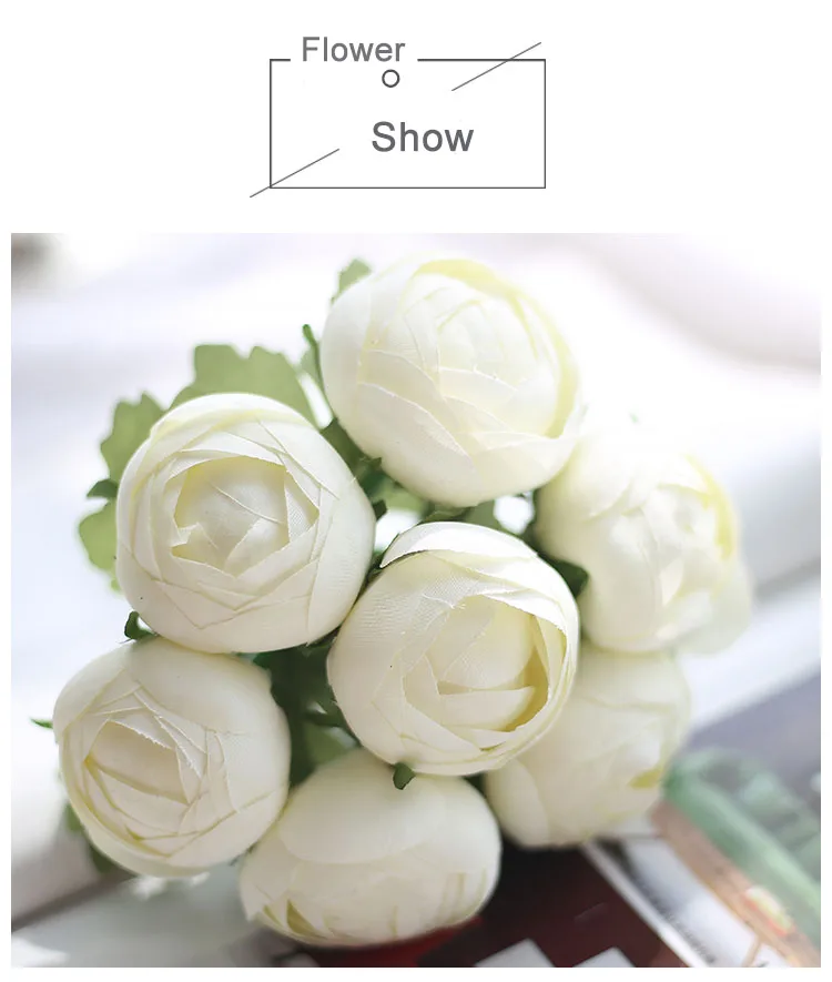 wedding bouquet bridal artificial flowers  (4)