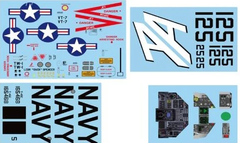 Decal Part for Freewing T45 RC Aircraft FJ30711 07 Decal Part for Freewing T45 RC Aircraft FJ30711 07