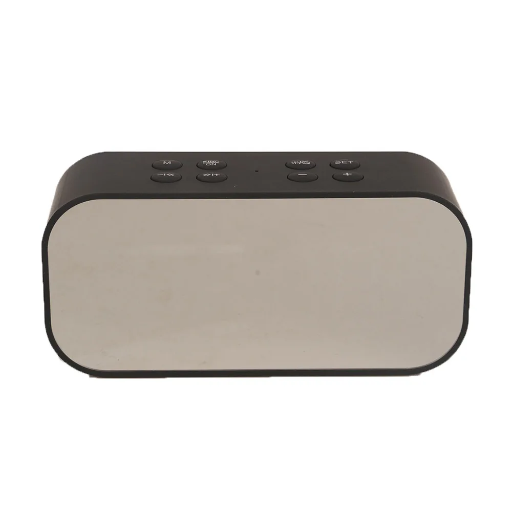 

bluetooth speaker AEC BT501 clock Portable Dual frequency speaker subwoofer bluetooth 5.0 Output Power 5W supported TF card 32GB