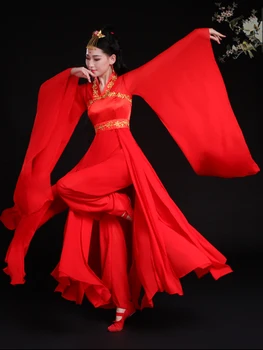 

2020 hanfu ancient chinese costume chinese folk dance fairy costumes brocade women's classical chinese cosplay clothing