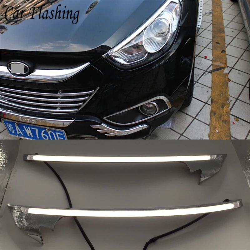 Автомобильная проблесковая 1 комплект для Hyundai IX35 2010 2011 2012 2013 Светодиодный
