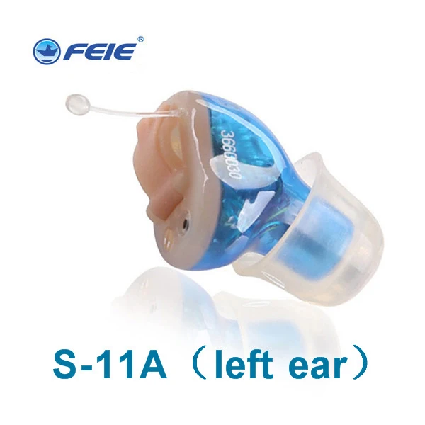 Feie Good Quality Mini Listening Device Digital Programmable CIC Hearing Aid for Elderly S-11A