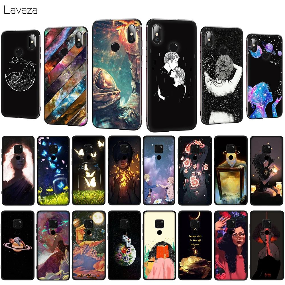 Lavaza Space girl Soft Phone Case for Huawei Mate 10 20 P10 P20 P30 Lite Pro P Smart 2019 TPU Cover | Мобильные телефоны и