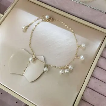 

Pearl Bracelets&Bangles For Women Freshwater Pearl Classic Bangle Accessory Hypo-Allergenic Elegant Lady Charm Bracelet Chains