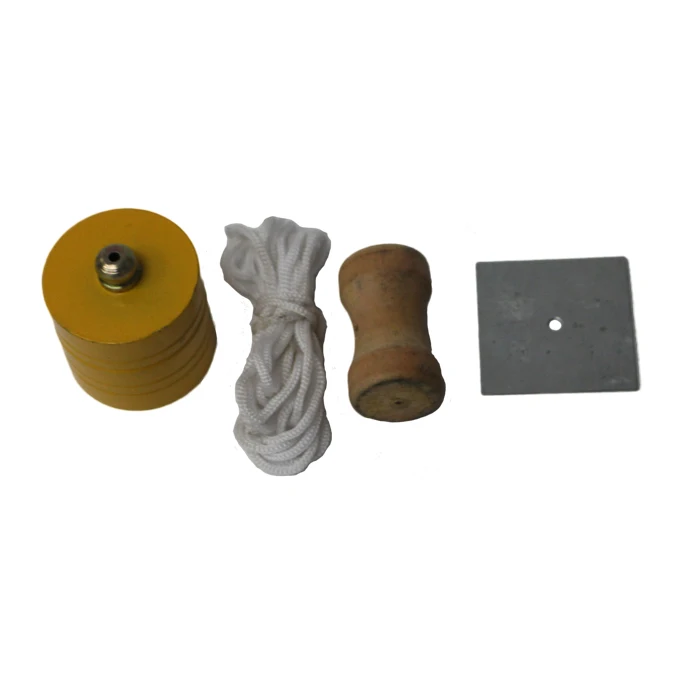 Plumbing Bob 500g Iron Material Wood Handle Levellers Handiness Test Device 6