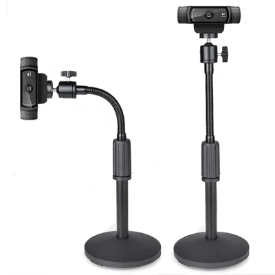 

PMA-T4 Height adjust steel small mini projector desktop stand c920 c930 mount table bracket holder with soft pipe all direction