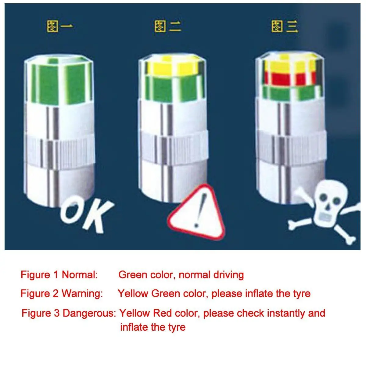 Колпачки давления в шинах. Колпачки для автомобильных шинах TPMS. Колпачки на ниппель Air Alert Tire Valve cap. Колпачки-индикаторы давления 1.93Bar (4шт). Колпачки индикаторы давления в шинах на ниппеля 4 штуки.