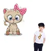 Iron on Patches Cute Small Anima The Fox Thermo Transfer for Clothes Cat Decor DIY Kids Tops Stickers T-shirt Washable Print E ► Photo 3/6