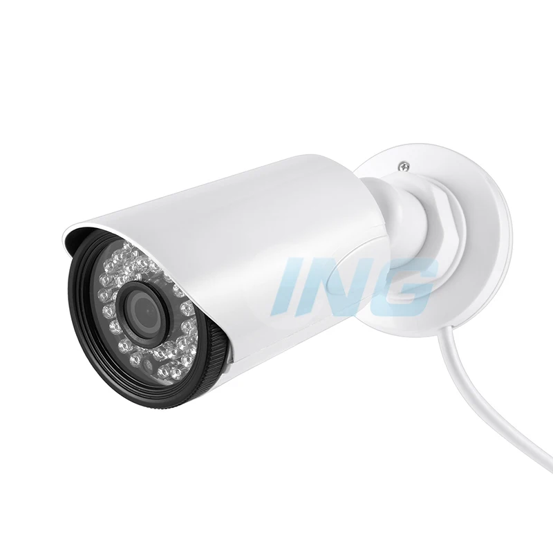 4CH POE 1080P CCTV IP камера система Комплект HD 4-канальный NVR 4 шт. 1920x1080P 2.0MP Водонепроницаемая камера комплект видеонаблюдения