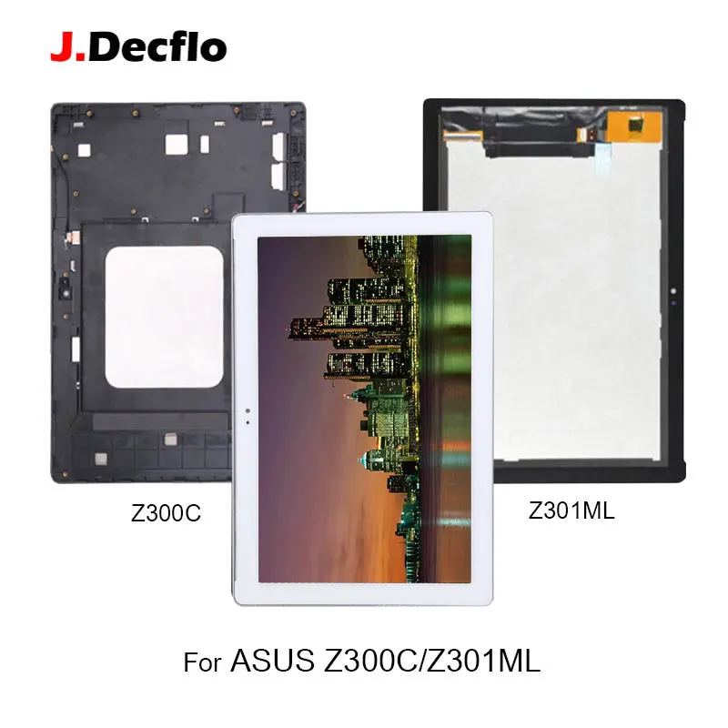 ЖК дисплей Дисплей для ASUS ZenPad 10 Z300 Z300C Z300M P021 Z301 Z301M Z301ML Z301MF Z301MFL P028 P00L Сенсорный