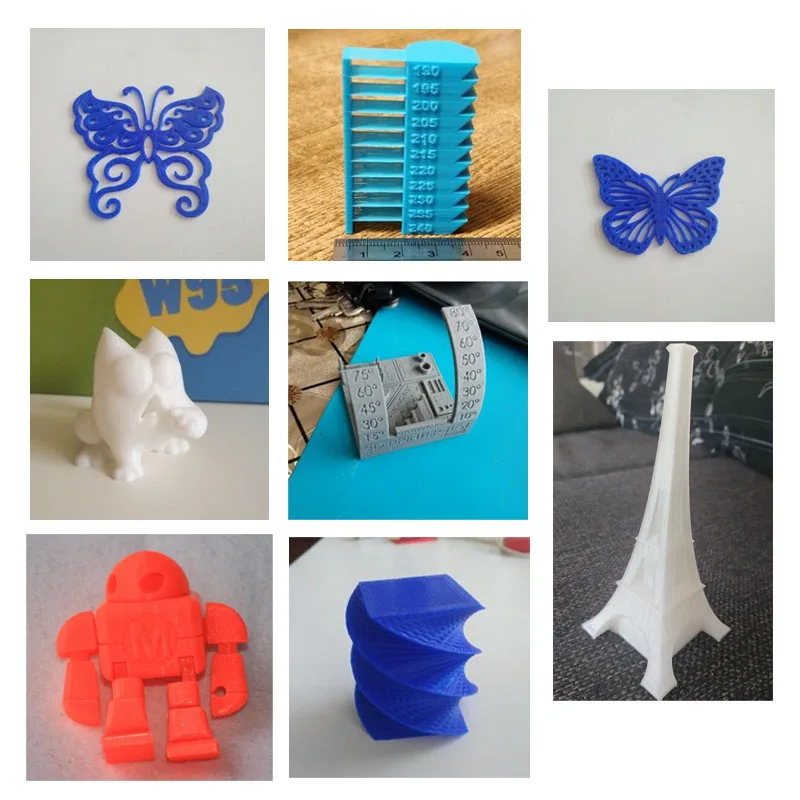 3D-принтер PLA Filament 1,75 мм для 3d принтера s, 1 кг(2.2lbs)+/-0,02 мм прозрачный-синий цвет