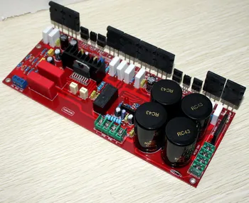 

LM4702 + 1943/5200 power amplifier board with UPC1237 speaker protection 200W+200W amplifier board