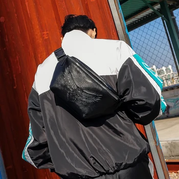 

Tidog Korean version of the personality design chest bag