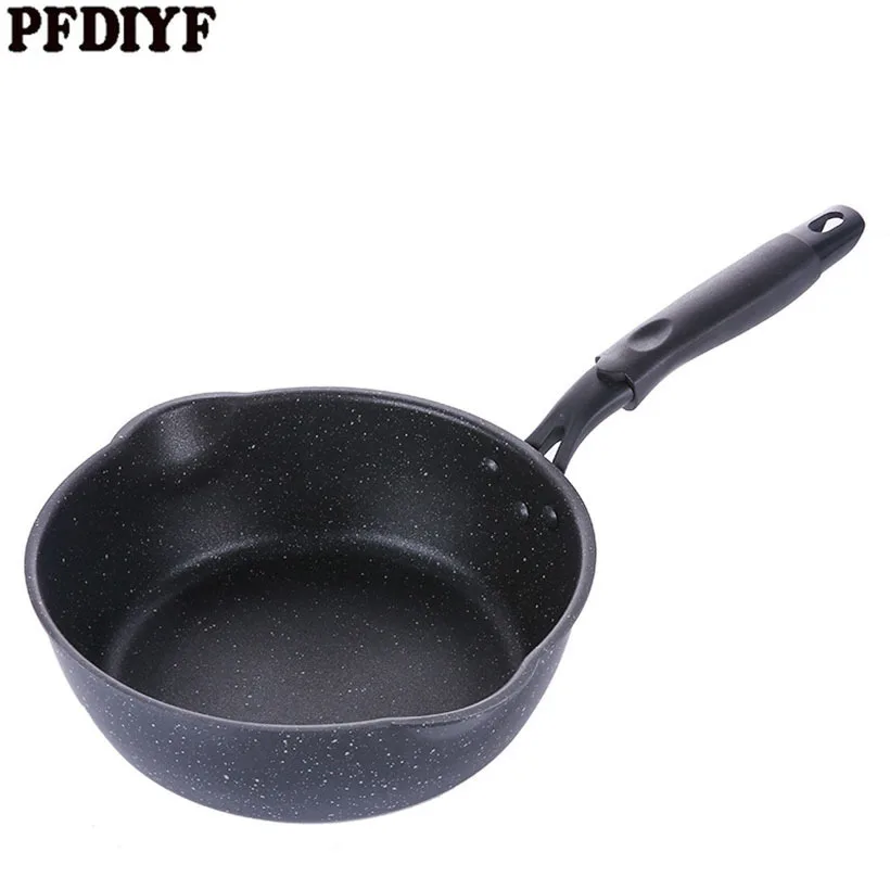 

20CM New Multi-function Milk Pot With Deep Mouth Mini Maifan stone Non-stick Frying pan Gas stove and induction cooker