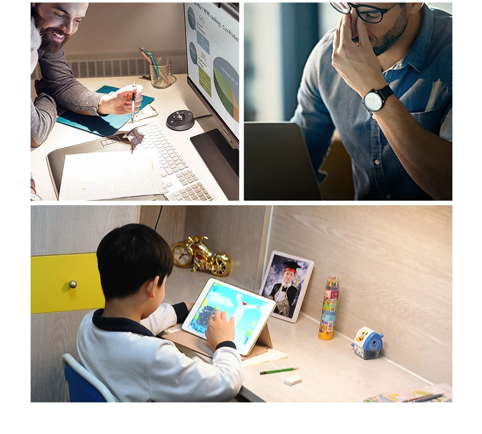 EeeToo USB Rechargeable LED Night Light for Children Desk Lamp Eye Protection LED Table Lamp with 18650 Battery Clip Night Lamp (18)