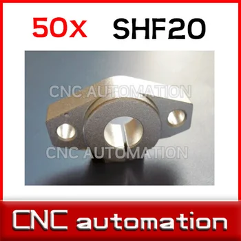 

50pcs SHF20 20mm Linear Rod Rail Shaft Support CNC part