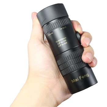 

Powerful 10-30X30 High Zoom Monocular Professional Telescope Portable for Camping Hunting Lll Night Vision binocular With tripod